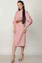 Платье "Меган" + ремень розовый